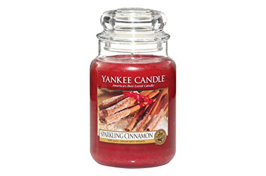 Yankee Candle Sparkling Cinnamon Świeca zapachowa DUŻA