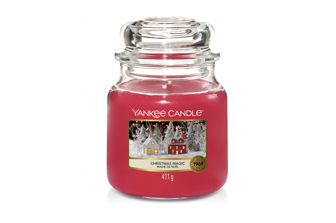 Yankee Candle Christmas Magic Świeca Zapachowa ŚREDNIA