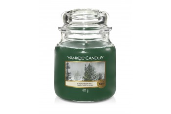 Yankee Candle Evergreen Mist Świeca zapachowa ŚREDNIA