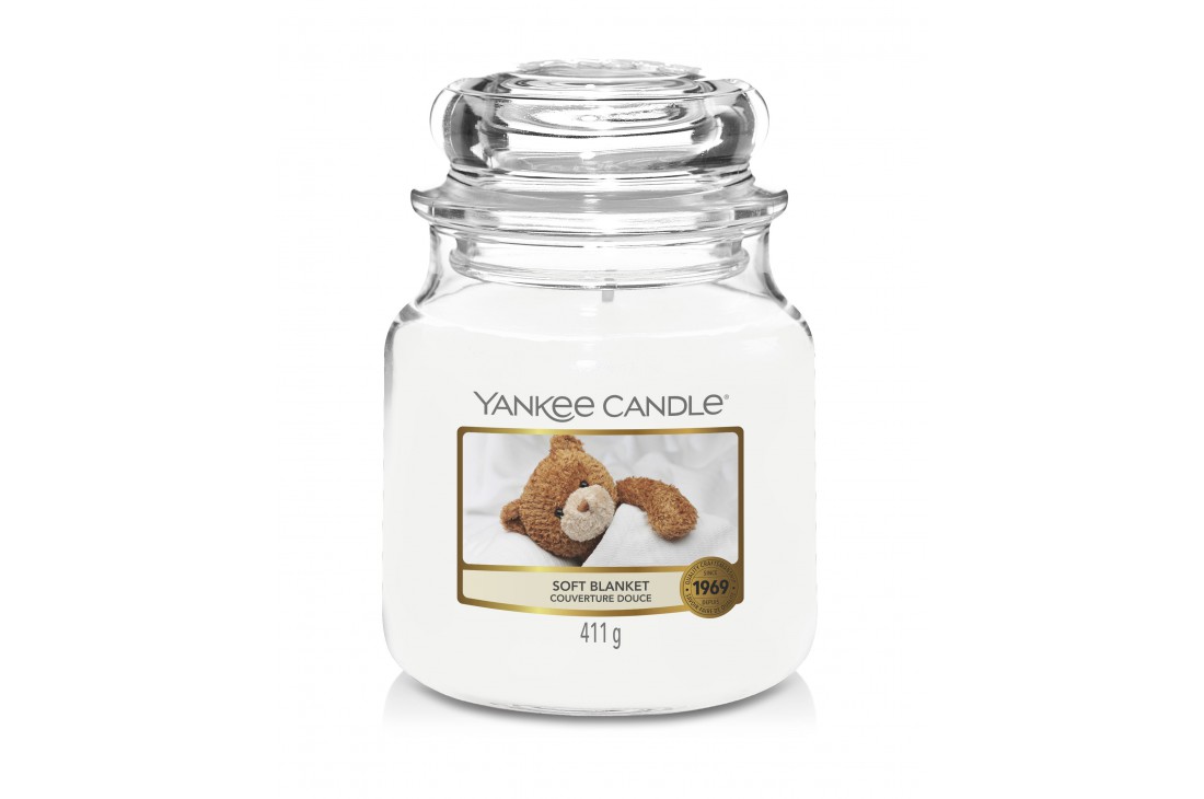 Yankee Candle Soft Blanket Świeca zapachowa ŚREDNIA