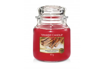 Yankee Candle Sparkling Cinnamon Świeca zapachowa ŚREDNIA