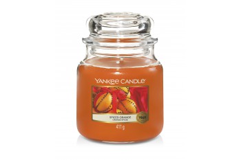 Yankee Candle Spiced Orange Świeca zapachowa ŚREDNIA