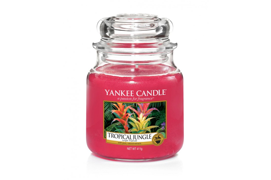 Yankee Candle Tropical Jungle Świeca zapachowa ŚREDNIA